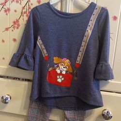 Paw Patrol Outfit Size 3t