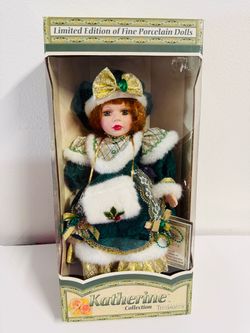 NIB Limited Edition 2002 Porcelain 16”Doll Katherin Collection by Timeline Treasures