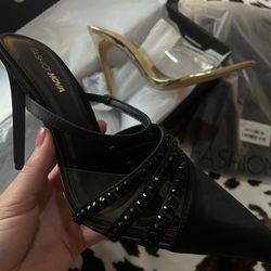 Black High Heels~ Size 7.5