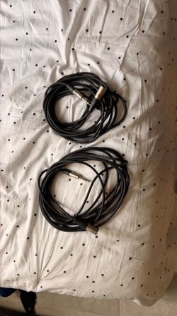 Pair cables for music equipment