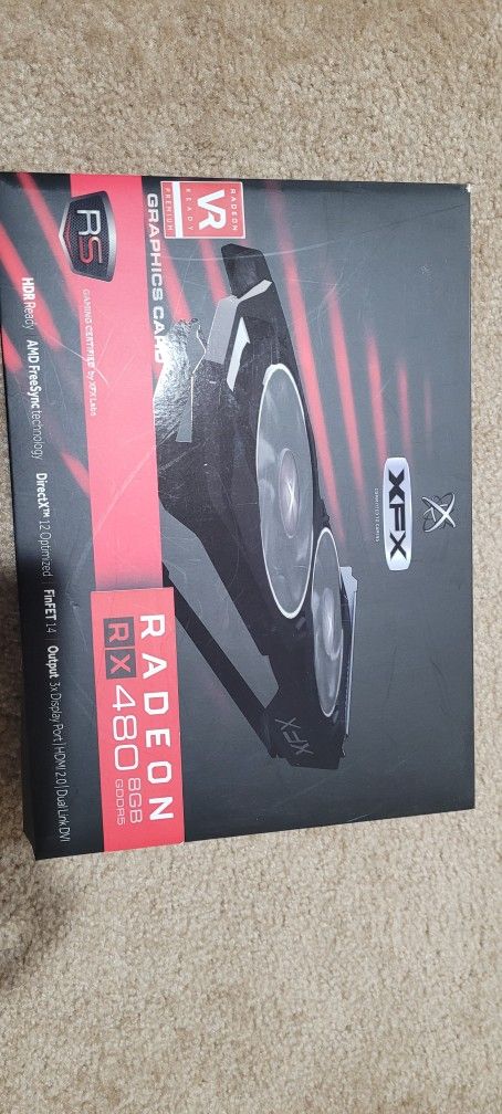 XFX AMD RX480 8GB GPU