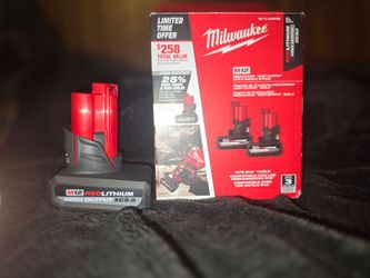 Milwaukee M12 RedLithium High Output XC5.0 Battery