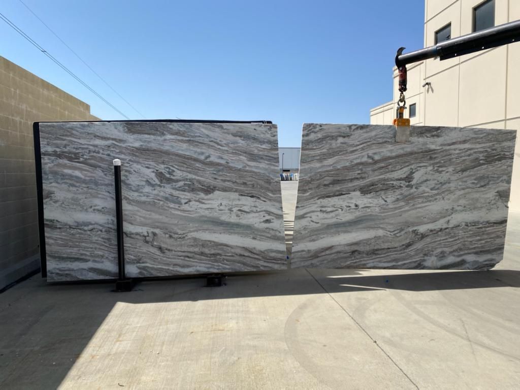 Fantasy Brown Satin Marble Granite 116 X 67 Slab Stone Countertop