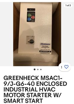 I Have Two Brand New In The Box HVAC Motor Starters