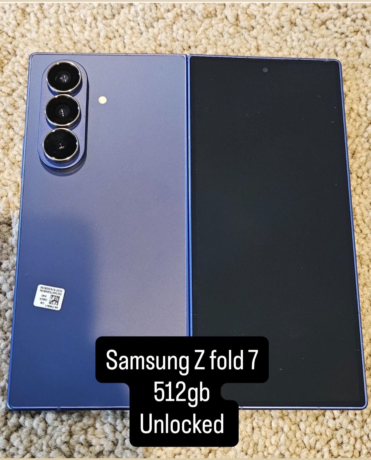 Samsung Galaxy Z Fold 7 - 512GB - Blue Shadow (Unlocked)