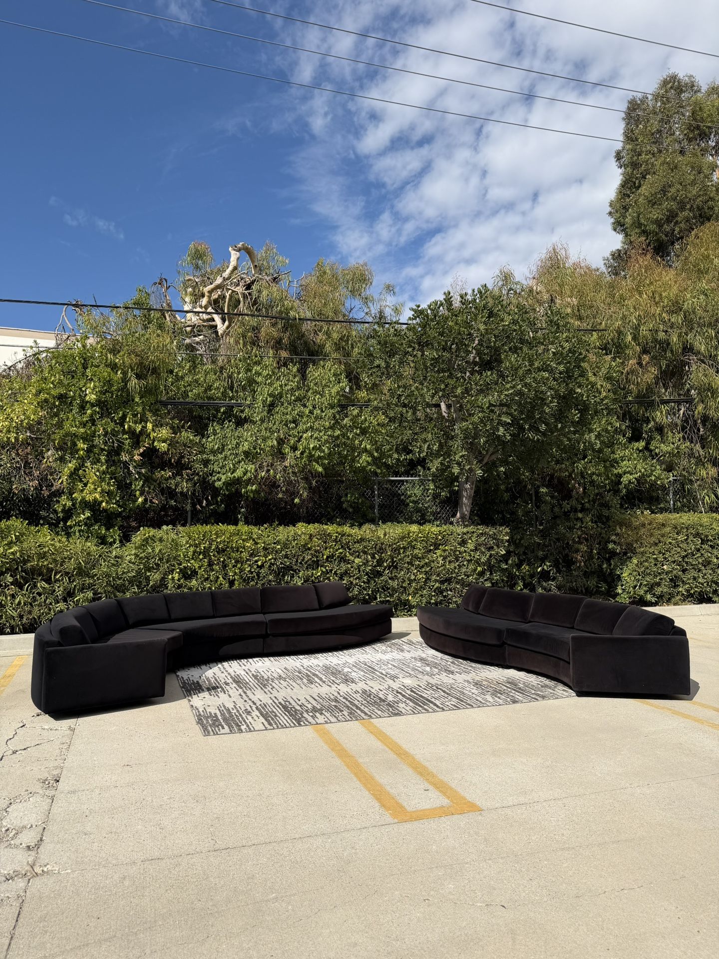 Restoration Hardware x Adrian Pearsall Curve Wave Sectional Sofa
