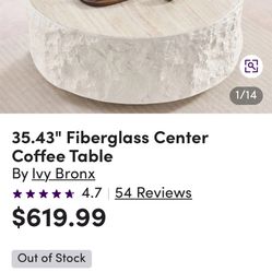 Fiberglass Center Table 