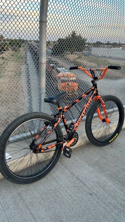 Orange Camo Blocks Flyer Se Bike
