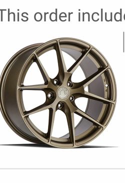 Bronze Aodhan AFF7 size 18x9.5 by 5x114.3 +35