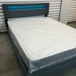 NEW Full MATTRESS and BOX SPRING. Bed frame not included👍