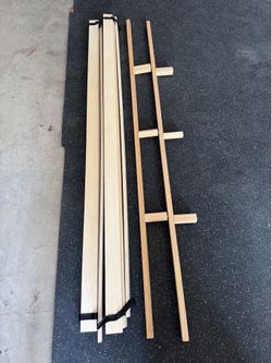 King size bed wood slates