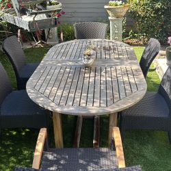 Patio Table And Chair Set 