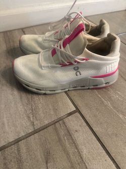 On Running Cloudnova White Pink Sneakers