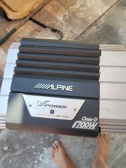 Alpine Sub Amp 700 Watts