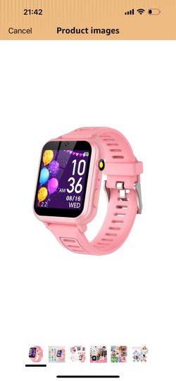 Brand new Kids Smart Watches Girls with Camera Music Player Pedometer Alarm Clock 39 Games Calculator Flashlight 12/24 hr Toys for Ages 4-12 Years Old
