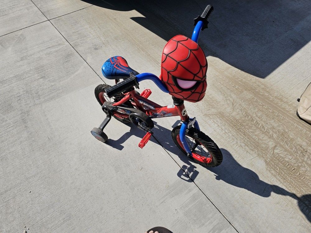 Kids Spiderman Bike
