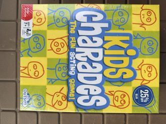 Kids Charades Board Game NEW