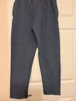 Russell Athletic Gray Fleece Sweatpants Small Straight Leg Drawstring Joggers