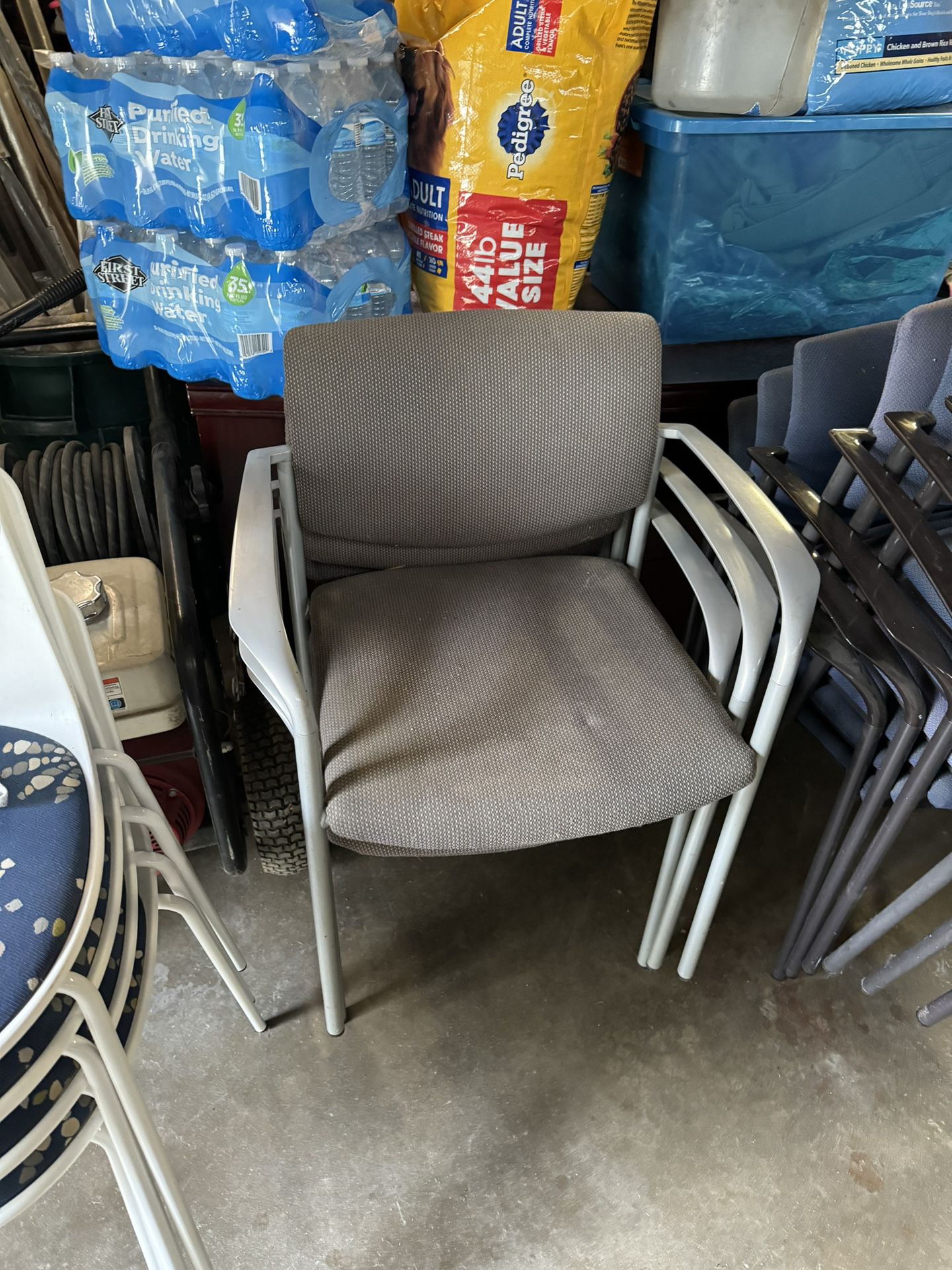 Steel Case stackable Chairs