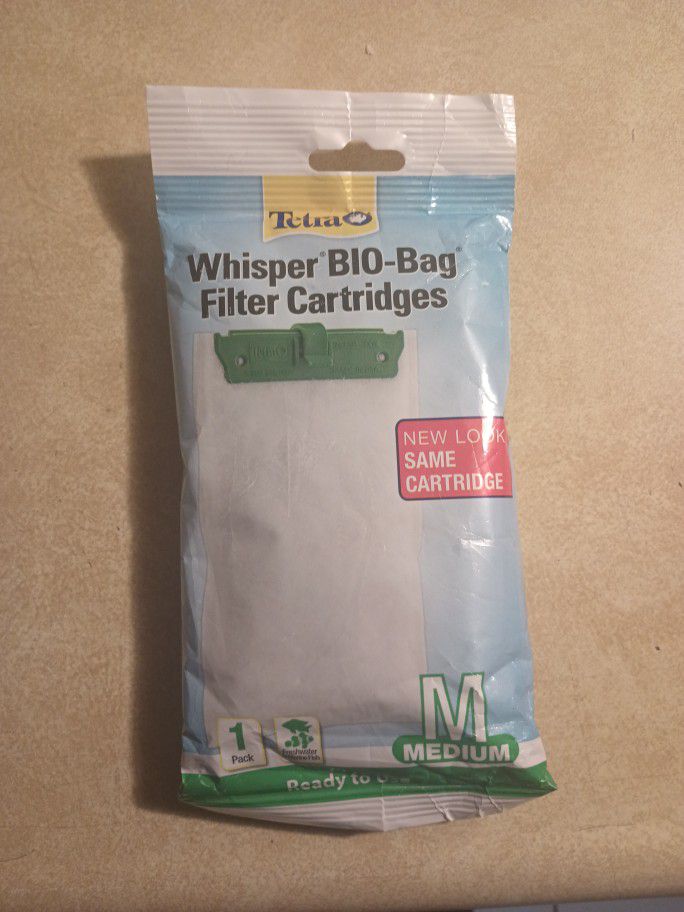 2 Tetra Whisper Assembled Bio-Bag Filter Cartridges for Aquariums Medium 1 Pack.