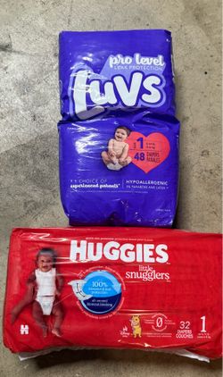 Size 1 diapers; 80 diapers