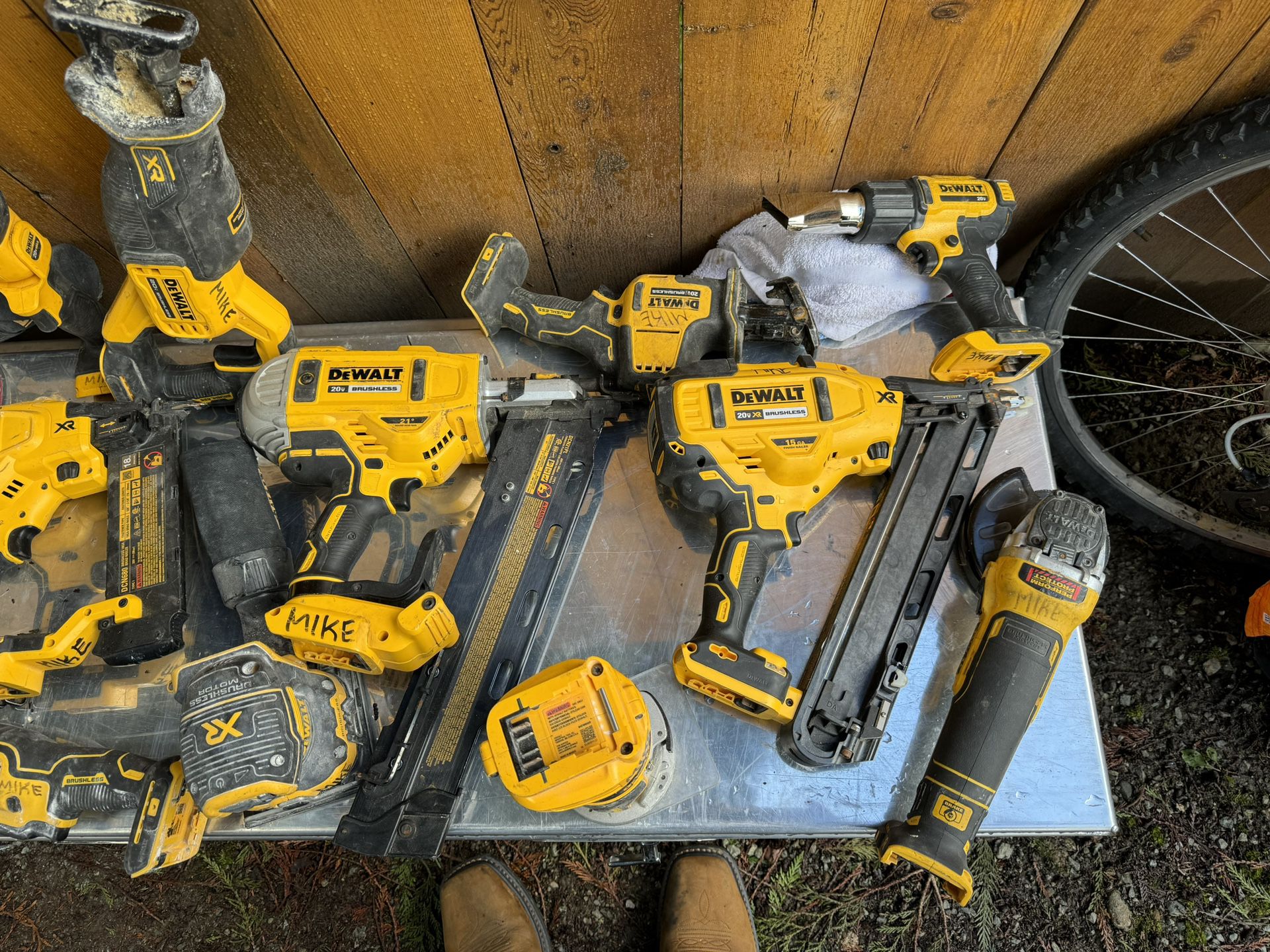 Dewalt XR 20volt To 60 Volt Tools All In Great Shape With Battery’s And Chargers Laser Levels And Lots More 