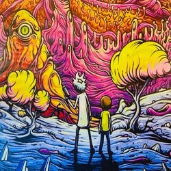 Rick And Morty Wall Art Tapestry