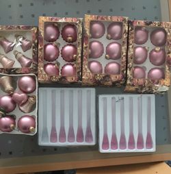 Pink Christmas Ornaments