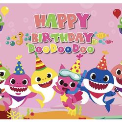  Baby Shark Birthday Decorations 