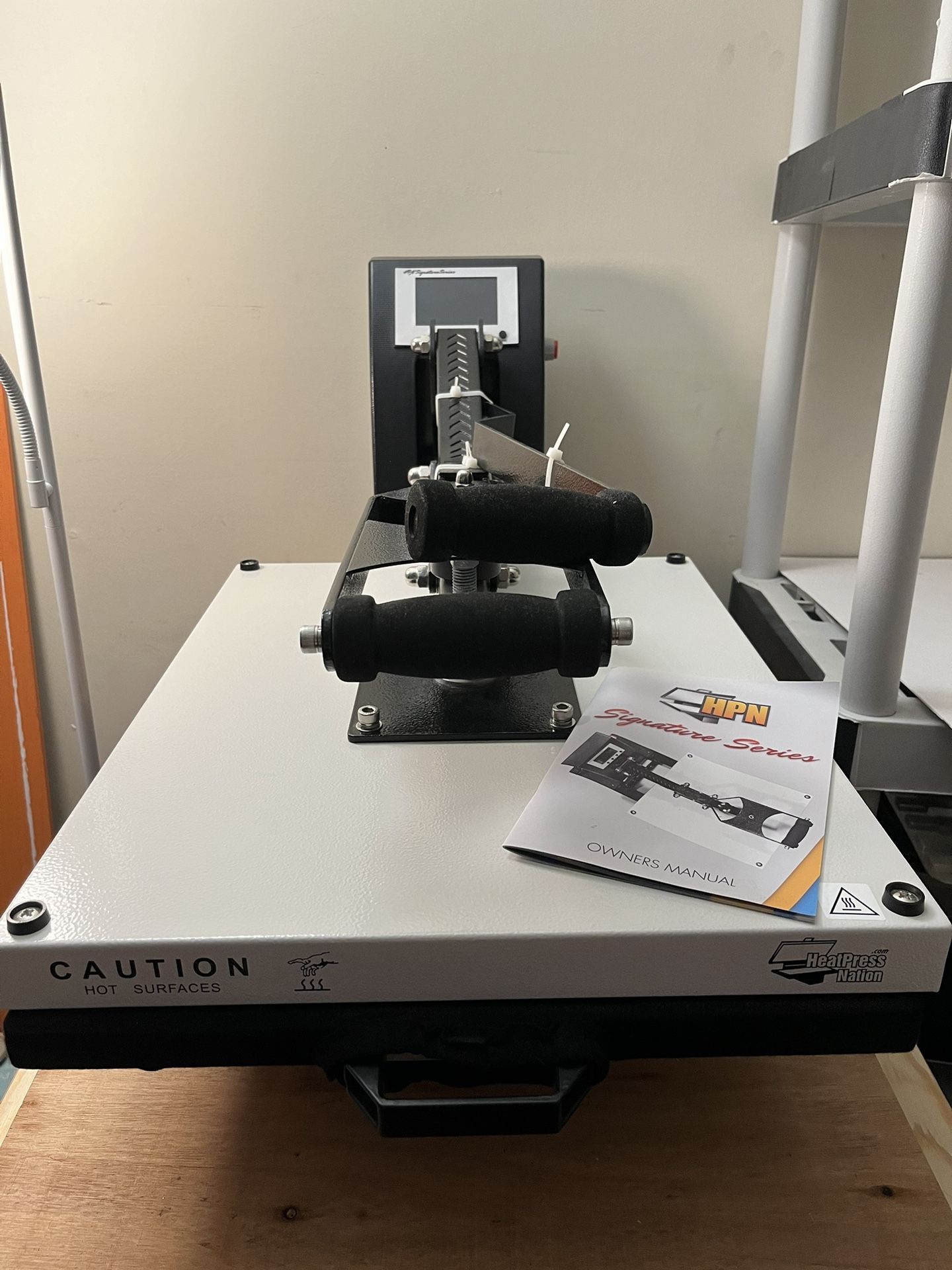 16x20 Heat Press With Auto open Slide Out Drawer