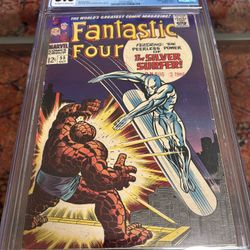Fantastic Four 55 Silver Surfer Classic Cover Marvel MCU Thing CGC 5.0