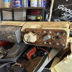 Dodge D100 Cluster And Stock Radio