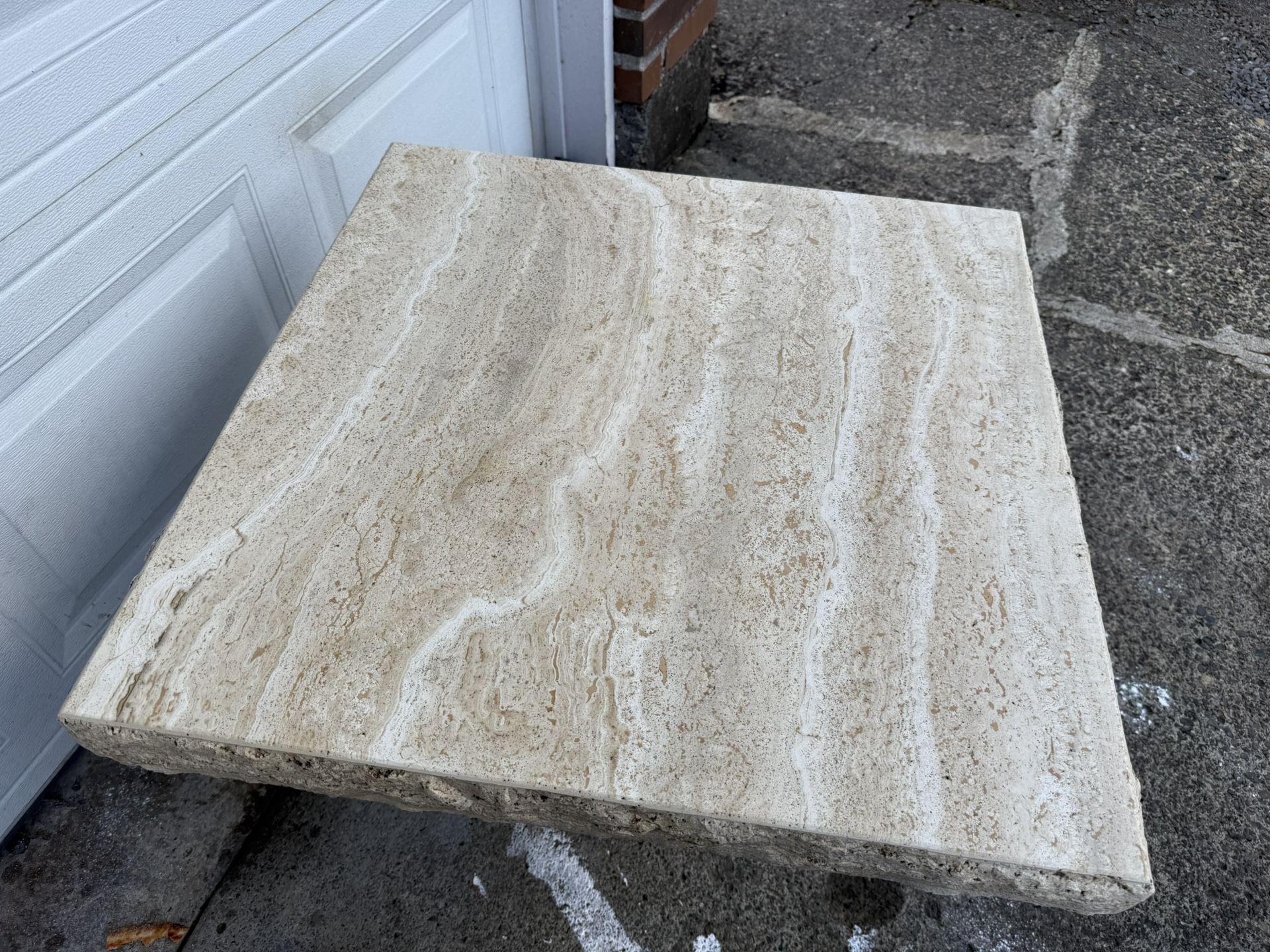 marble cofffee/end table with storage