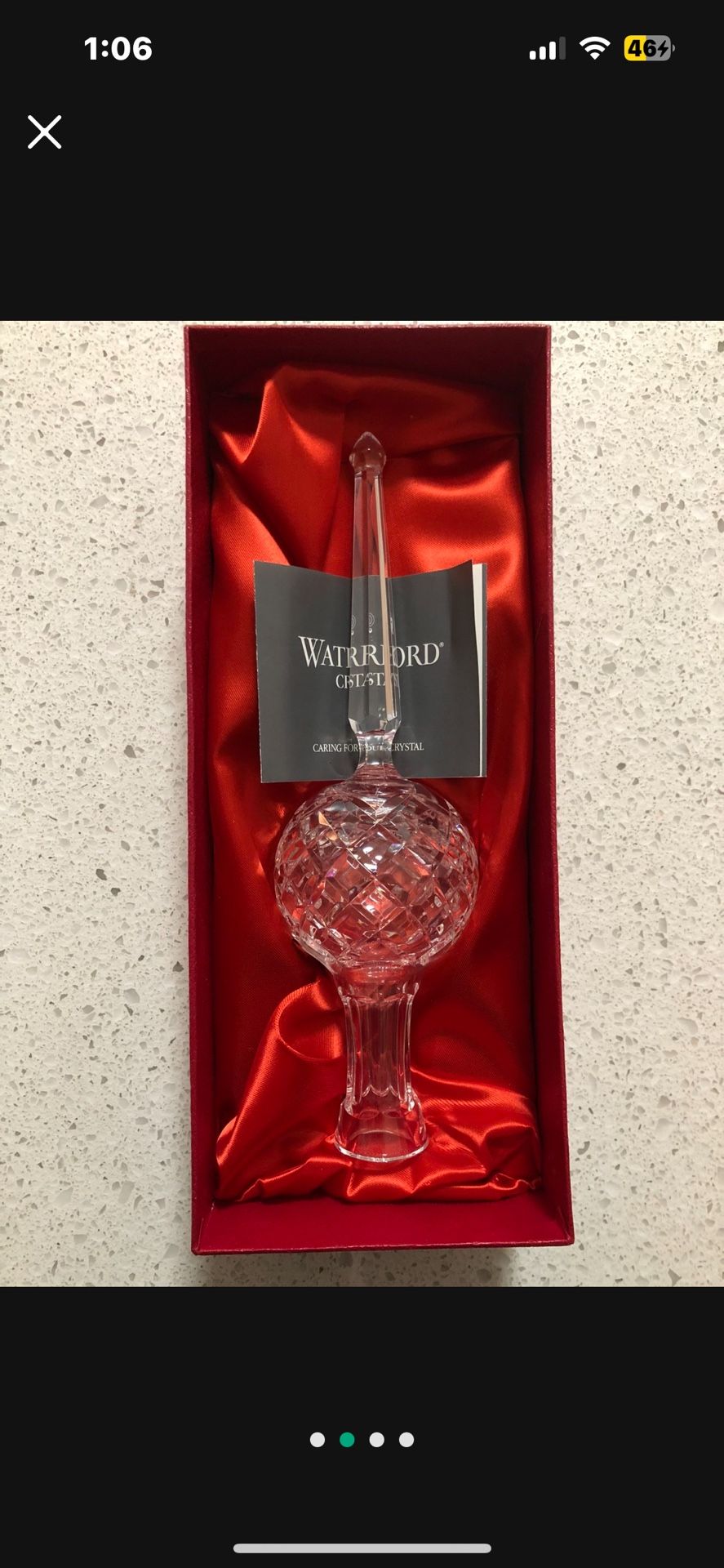 Waterford Crystal Tree Topper