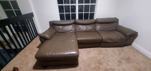 Leather Sectional