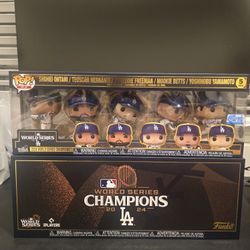 Pop! Los Angeles Dodgers 2024 MLB World Series Championship 5 Pack