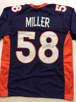 SNOW DAY SALE! Von Miller AUTOGRAPHED Broncos Jersey w/COA