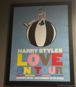 Harry Styles Love On Tour 2022 Framed Poster