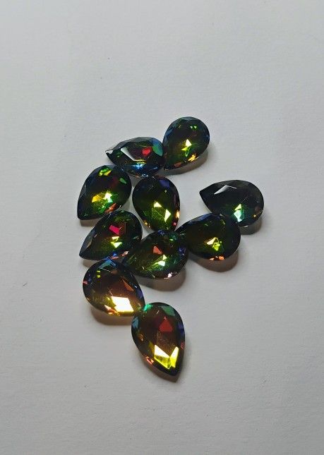 Chrysolite Electra Pear Shape Barton Crystal