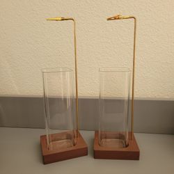 Incense Stick Holder w/Glass Catcher 