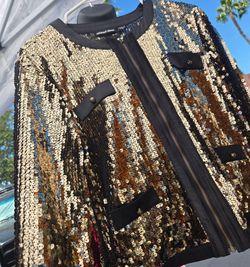 Sequin  gold jacket size M