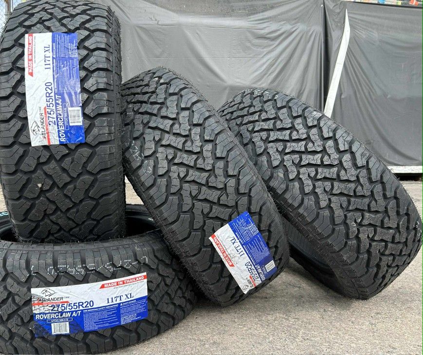 275 55 20 Atlander Roverclaw AT New Tires