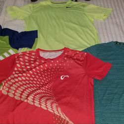 Boys Tennis/Athletic Shirts, Nike, Addidas.