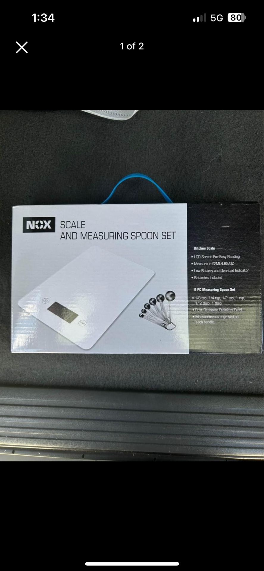 scale and measuring spoon set