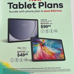 GREAT TABLET PLANS