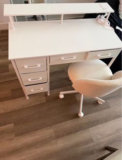 Desk with chair