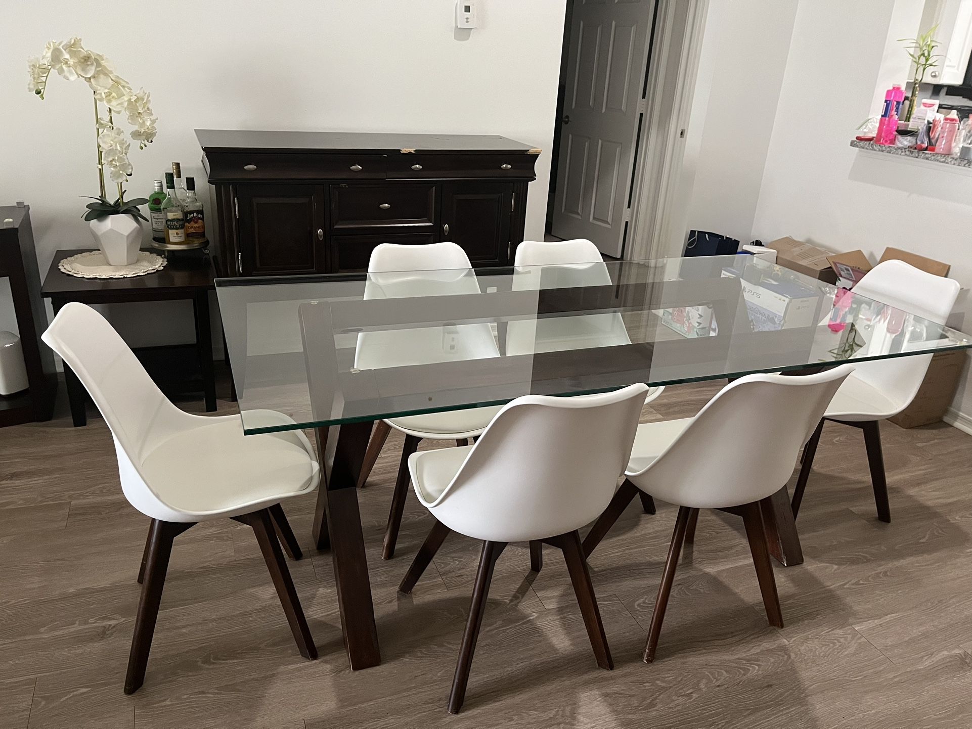 Table With 6 Chairs
