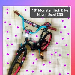 Girl's Monster High Bike 
