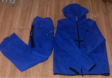 Nike Tech Fleece Tracksuit Set Blue