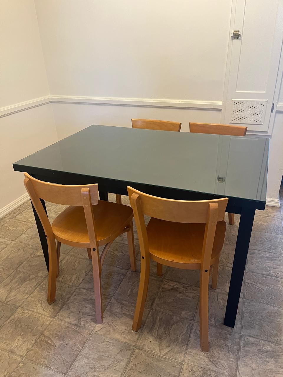 Wood Dining Table And Chairs